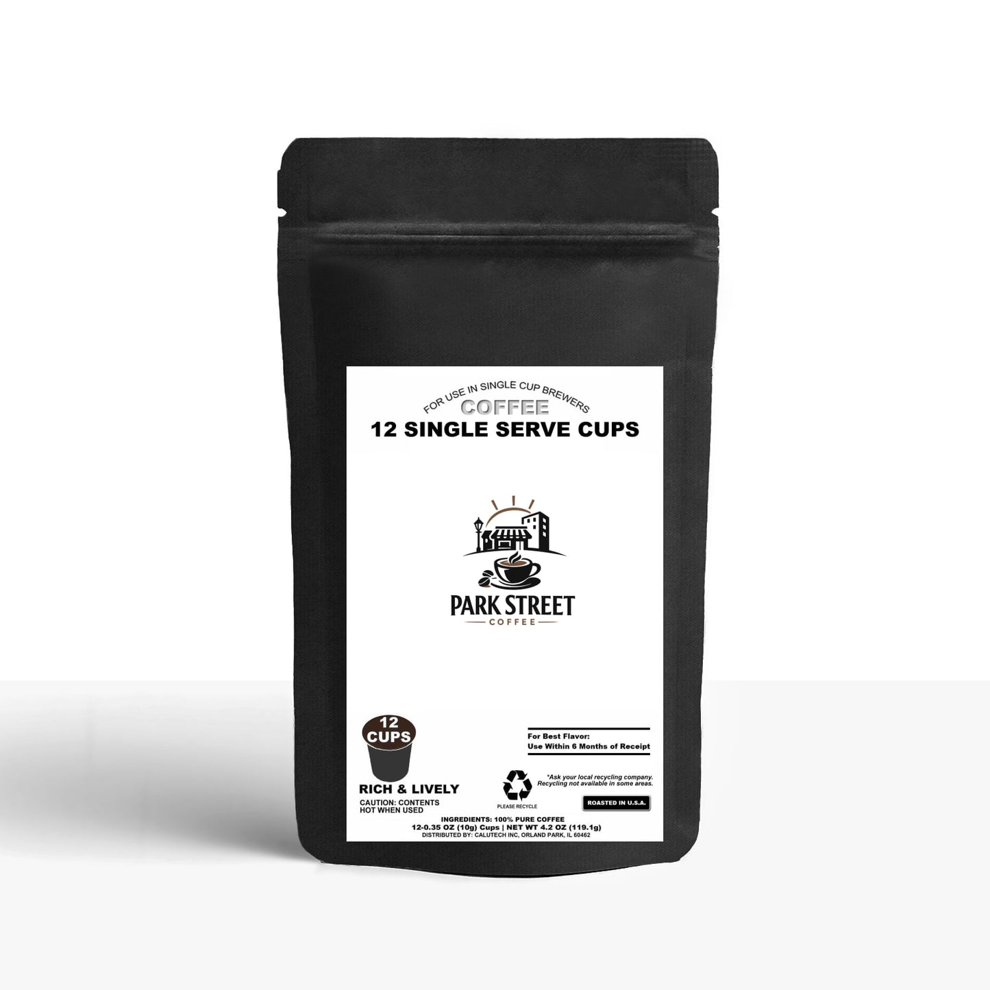 12 Pack Single Serve Coffee Capsules