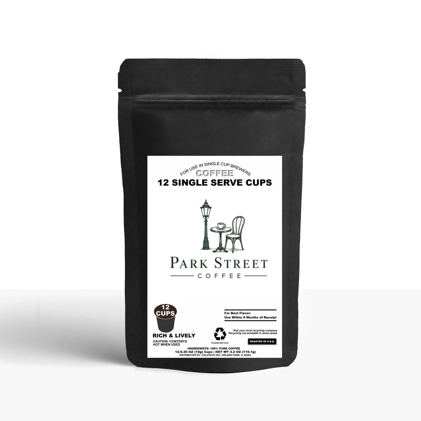 12 Pack Single Serve Coffee Capsules